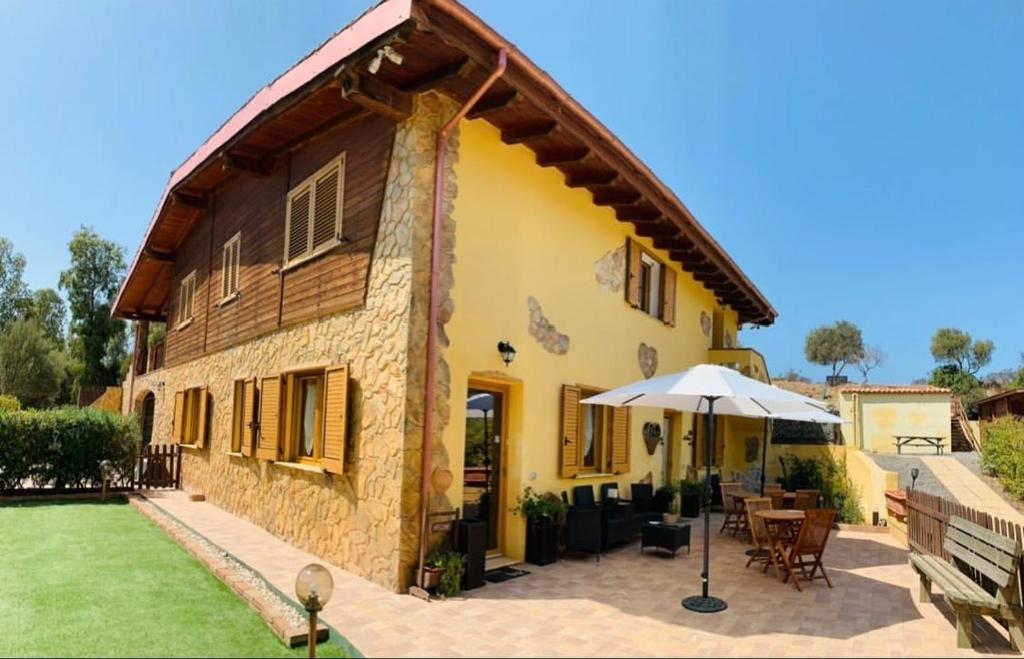 Budova, kde se bed and breakfast nachází