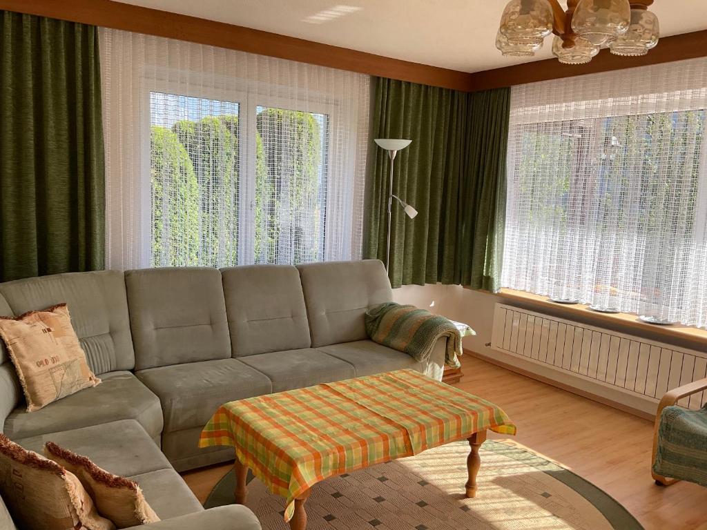 Posezení v ubytování Comfortable apartment in a beautiful surrounding