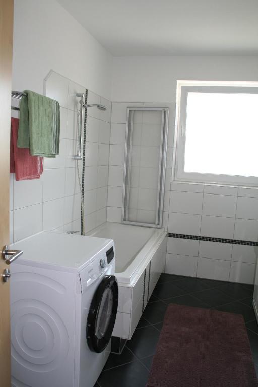 Kúpeľňa v ubytovaní Ferienwohnung Jäger