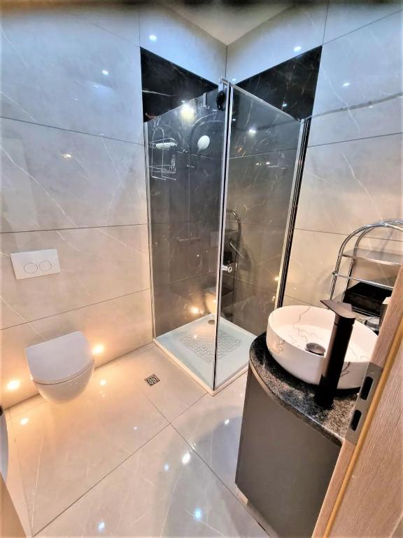 Kúpeľňa v ubytovaní Apartman Julija 2