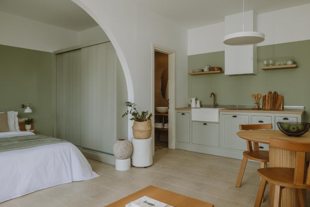 Kuchyňa alebo kuchynka v ubytovaní BATU Luxury Apartments
