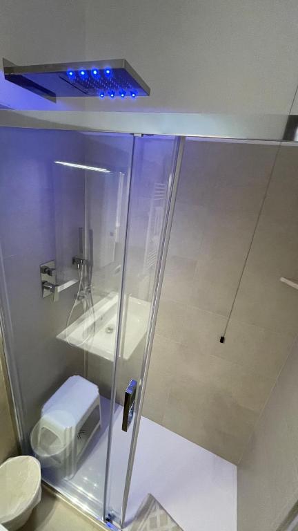 Koupelna v ubytování Hotel Boschetto