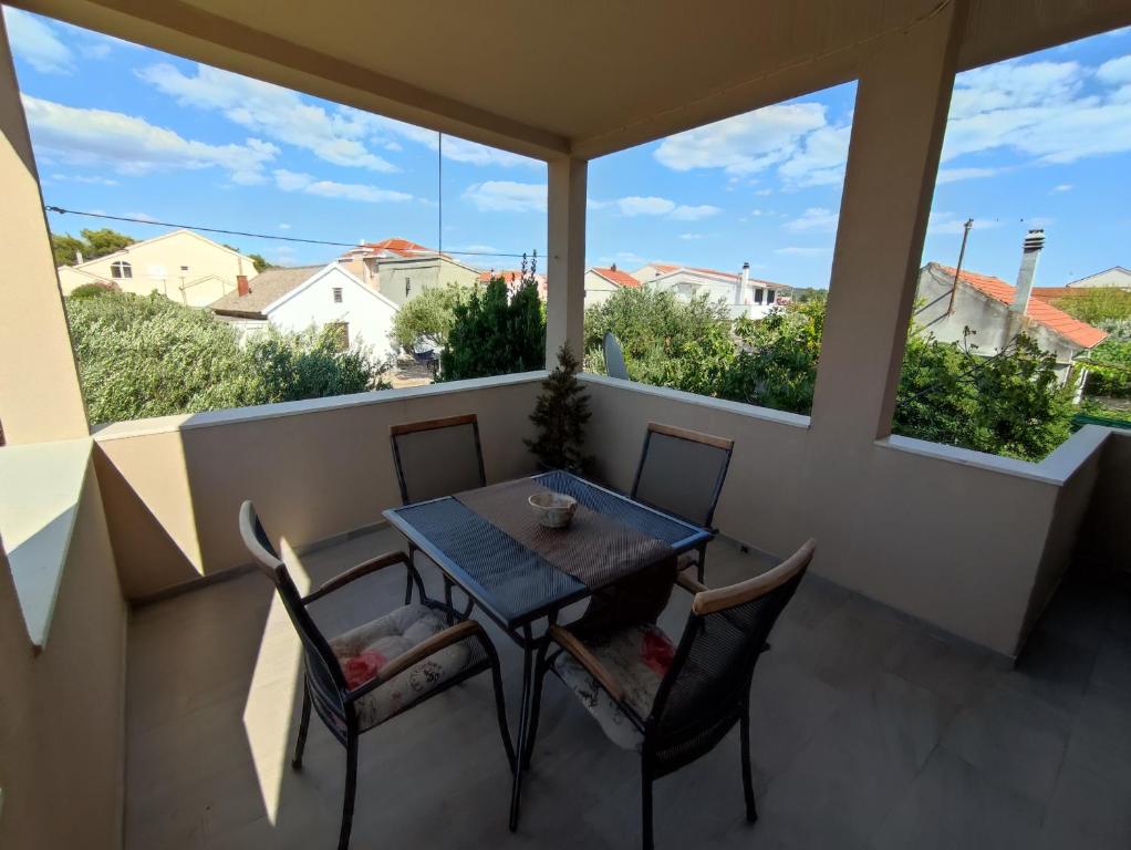 Balkón nebo terasa v ubytování Apartment Hramina