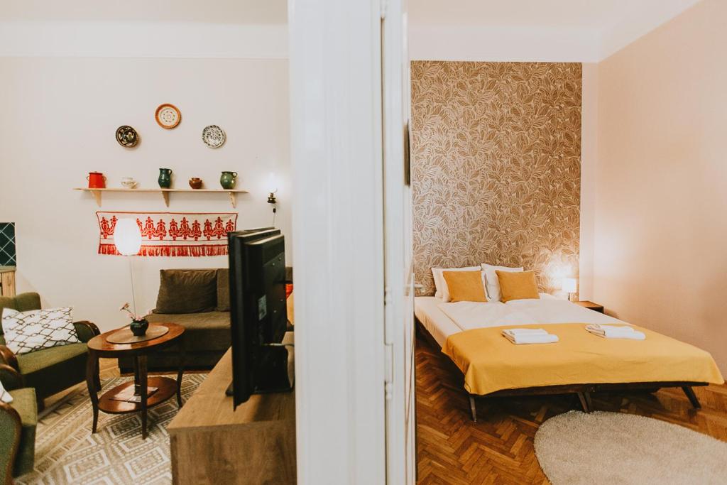 Fotografia z galérie ubytovania Budapest FOLK Apartment 60sm Spacious and Bright v Budapešti