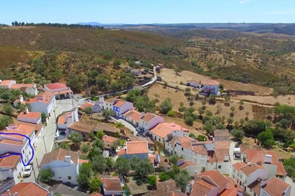 Letecký snímek ubytování Casa São Simão
