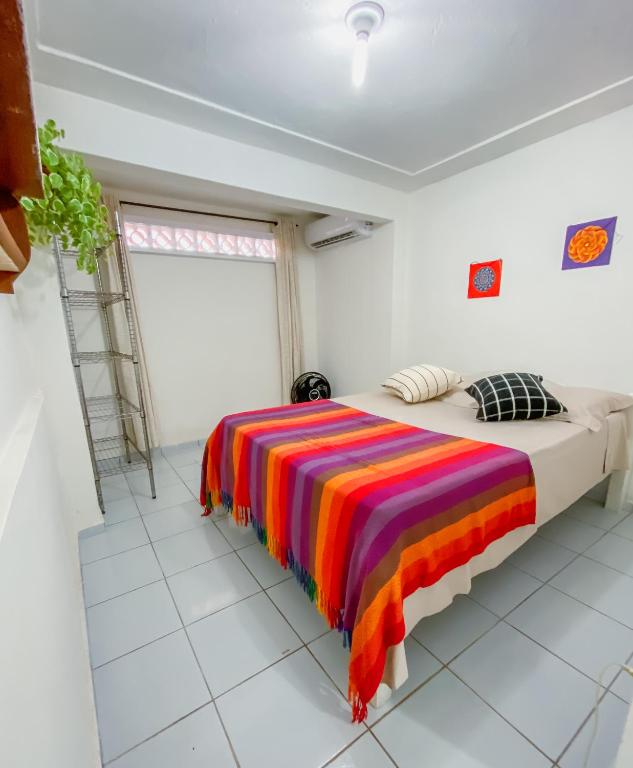 Postel nebo postele na pokoji v ubytování Tiny House
