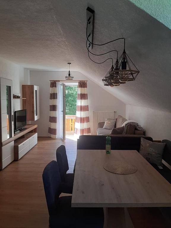 Posezení v ubytování Ferienwohnung Anika