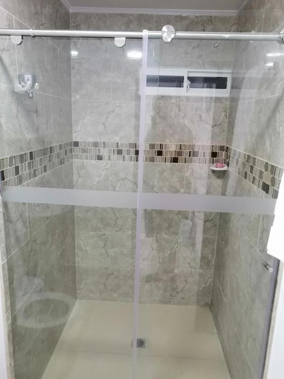 Koupelna v ubytování Hostal Raatid Manchy