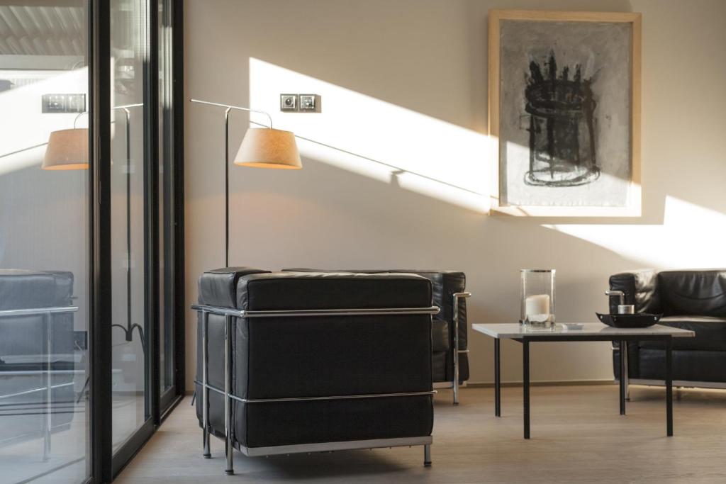 Posezení v ubytování La Loge de mer, Lodge urbain