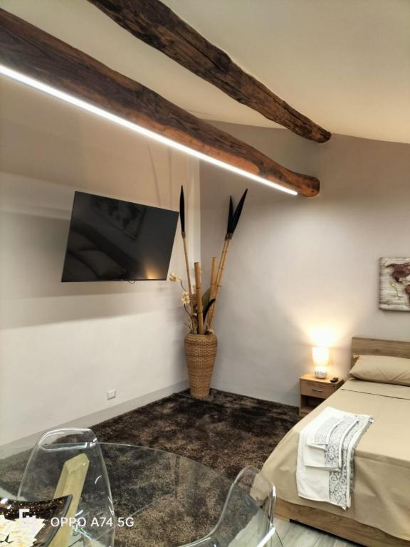 Postel nebo postele na pokoji v ubytování Chianti wood