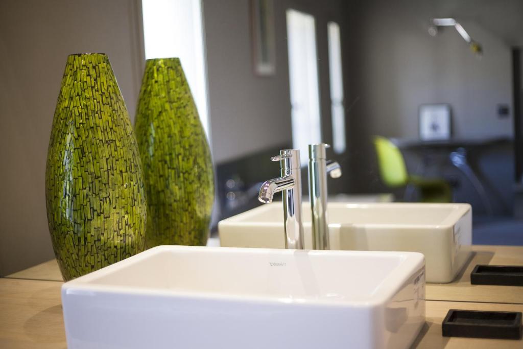 Koupelna v ubytování La Loge de mer, Lodge urbain