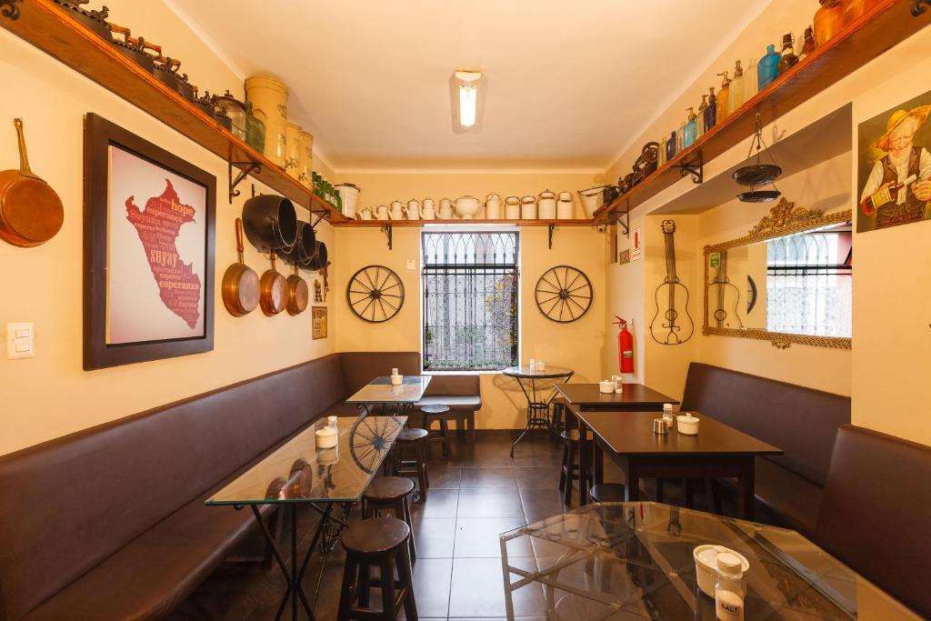 Restaurace v ubytování Casa Suyay