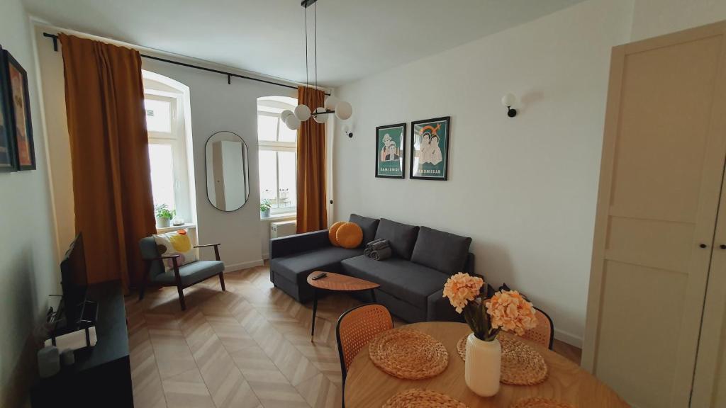 Posedenie v ubytovaní Kurkowa Apartment