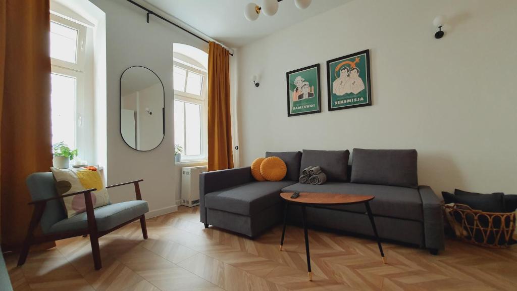 Posedenie v ubytovaní Kurkowa Apartment