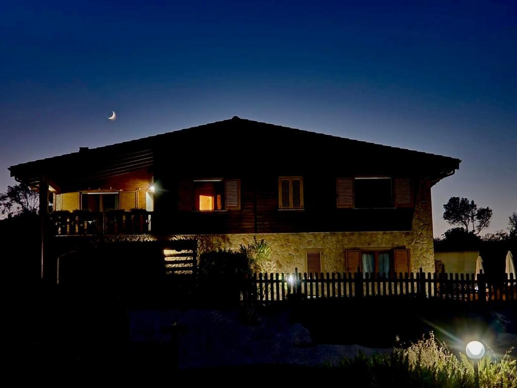 Budova, kde se bed and breakfast nachází