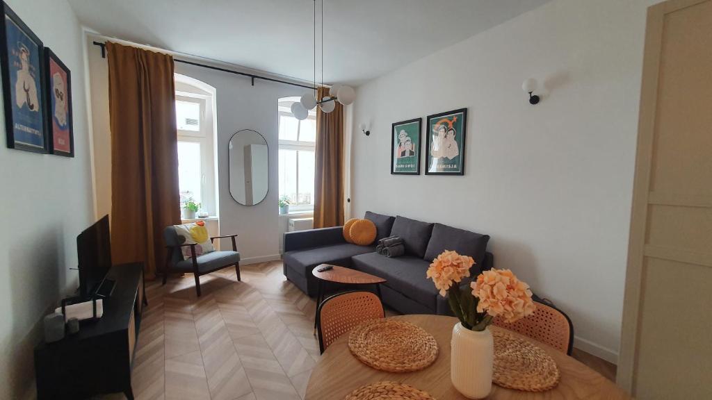 Posedenie v ubytovaní Kurkowa Apartment