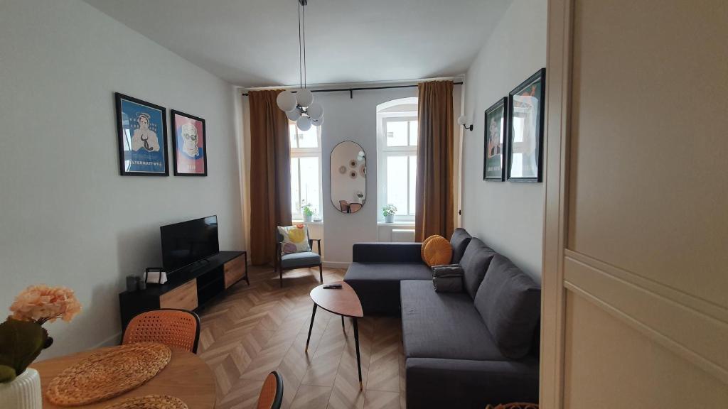 Posedenie v ubytovaní Kurkowa Apartment