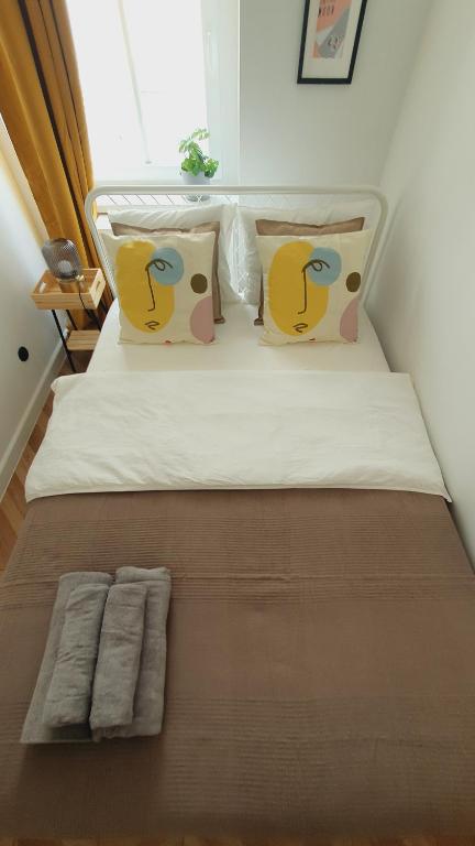 Posteľ alebo postele v izbe v ubytovaní Kurkowa Apartment