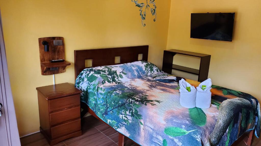 TV a/nebo společenská místnost v ubytování Tropical Beach