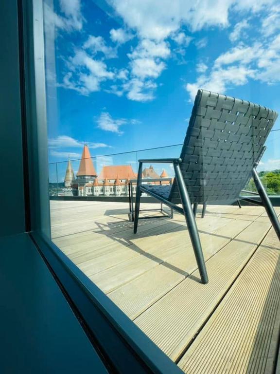 Balkón nebo terasa v ubytování WERK Hotel & SPA