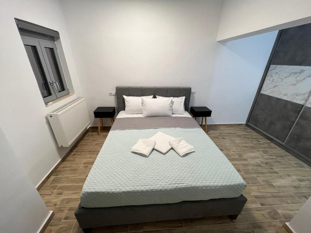 Postel nebo postele na pokoji v ubytování AG.Stone.Home