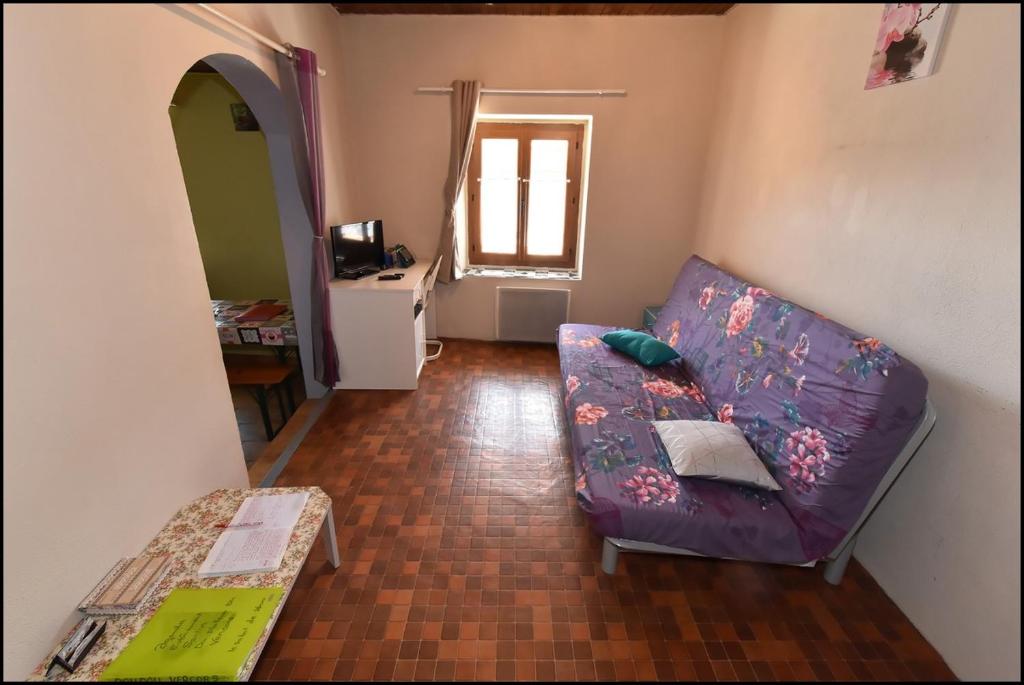 Posezení v ubytování Doudou Vercors