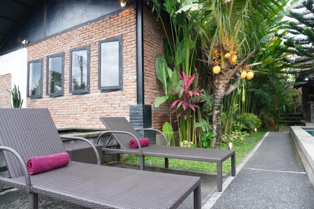 Zahrada ubytování Puri Bisma Ubud - 4 Bedroom PRIVATE VILLA - 10 min walking to Ubud Center