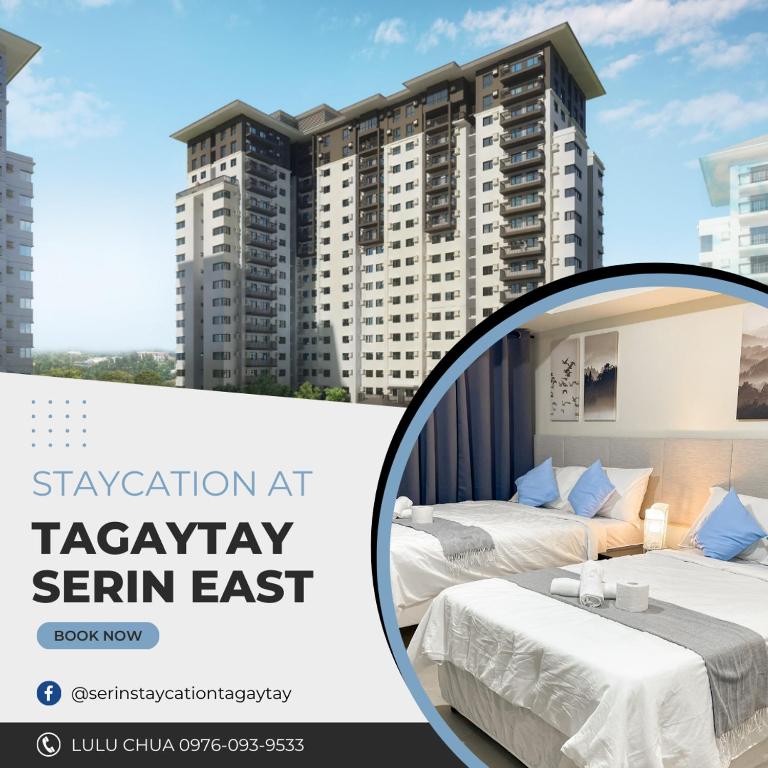 Postel nebo postele na pokoji v ubytování Serin Tagaytay Staycation