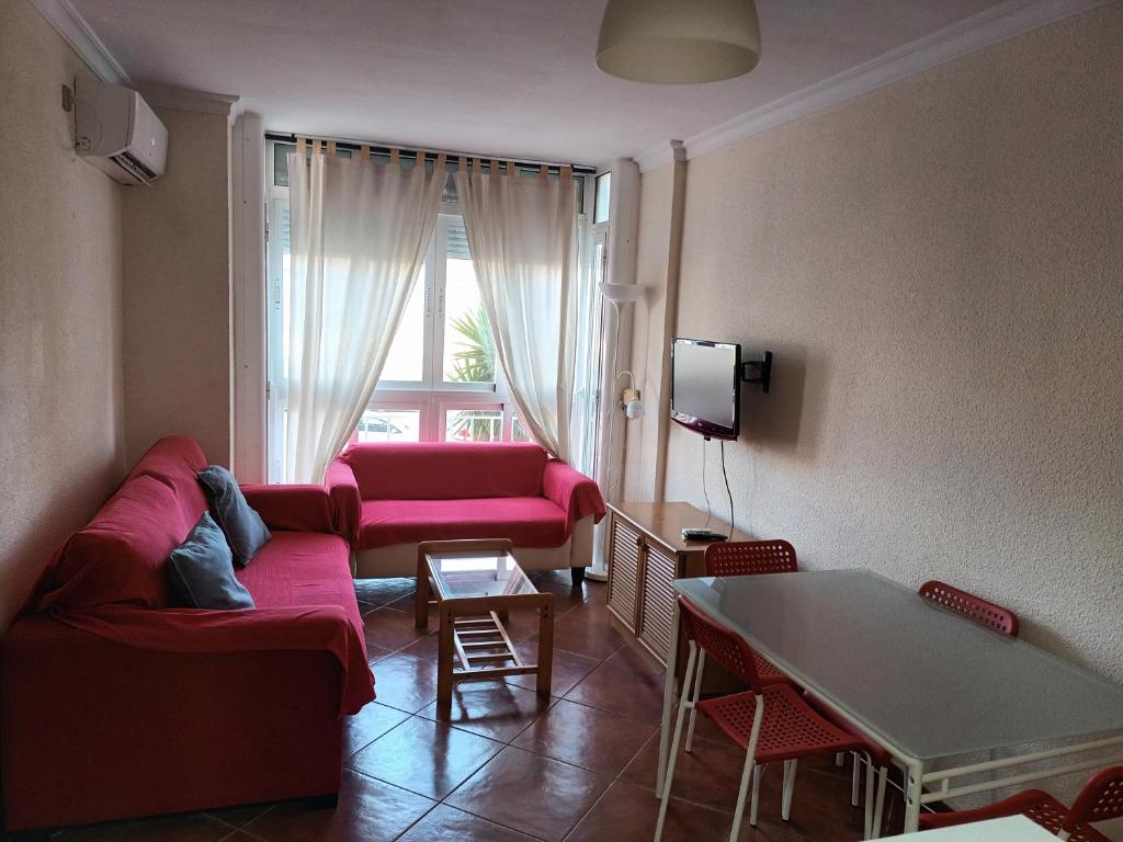 Posedenie v ubytovaní APARTAMENTOS VIALIA SOL y PLAYA