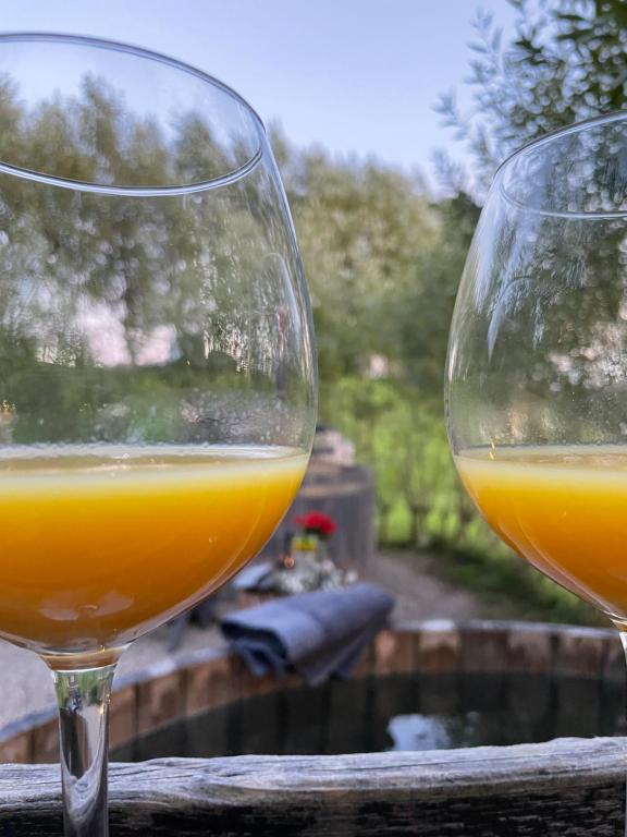 Nápoje v ubytovaní Szarejkowy GLAMP