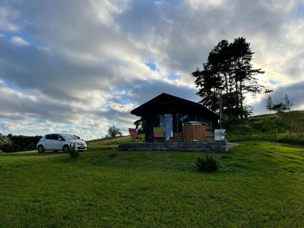 Vonkajšia záhrada v ubytovaní Szarejkowy GLAMP