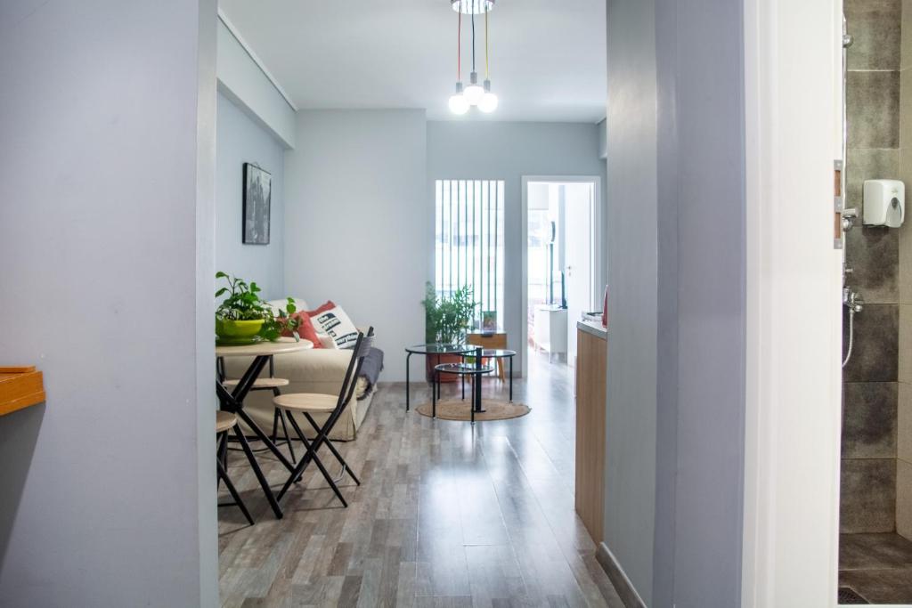 Posezení v ubytování Ermou 18 Mosaics boutique apartment