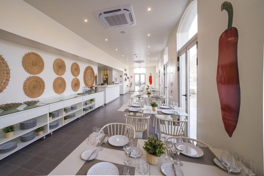Restaurace v ubytování Oasis Tarrafal Alfandega Suites