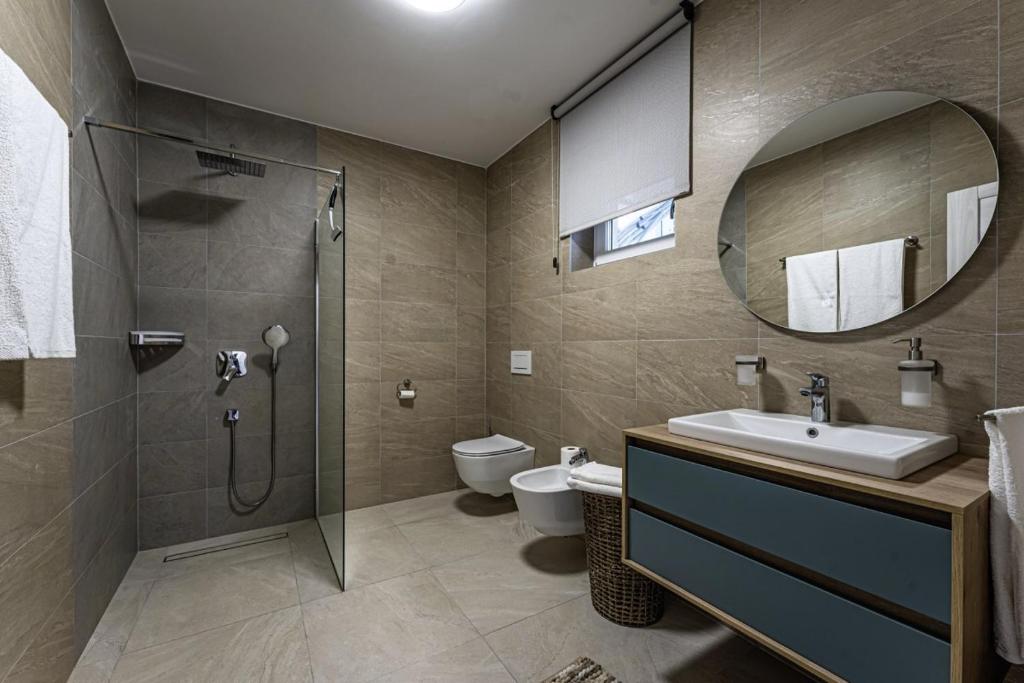 Kúpeľňa v ubytovaní Villa Vera in Ližnjan - Haus für 8 Personen