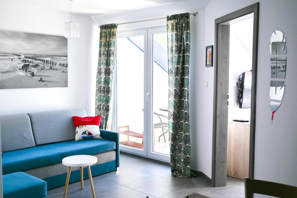 Posezení v ubytování Morski Powiew Blue Mare B2 403 Łukęcin