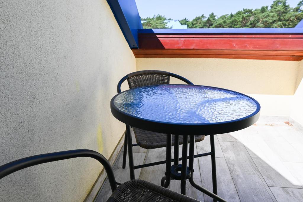 Balkón nebo terasa v ubytování Morski Powiew Blue Mare B2 403 Łukęcin