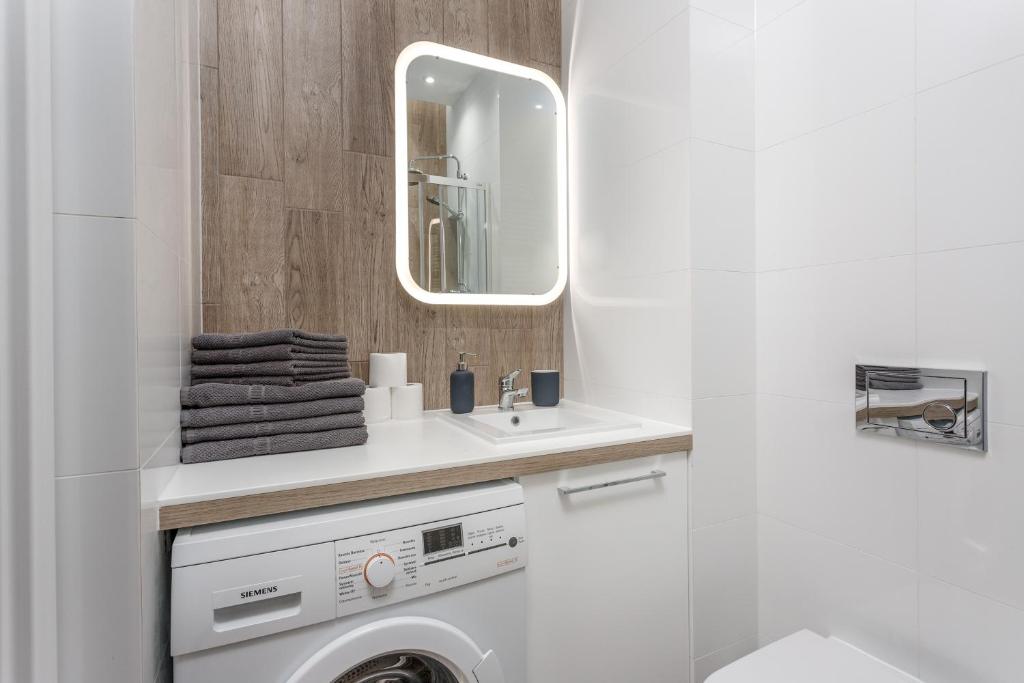 Kúpeľňa v ubytovaní Chill Apartments Warsaw Airport