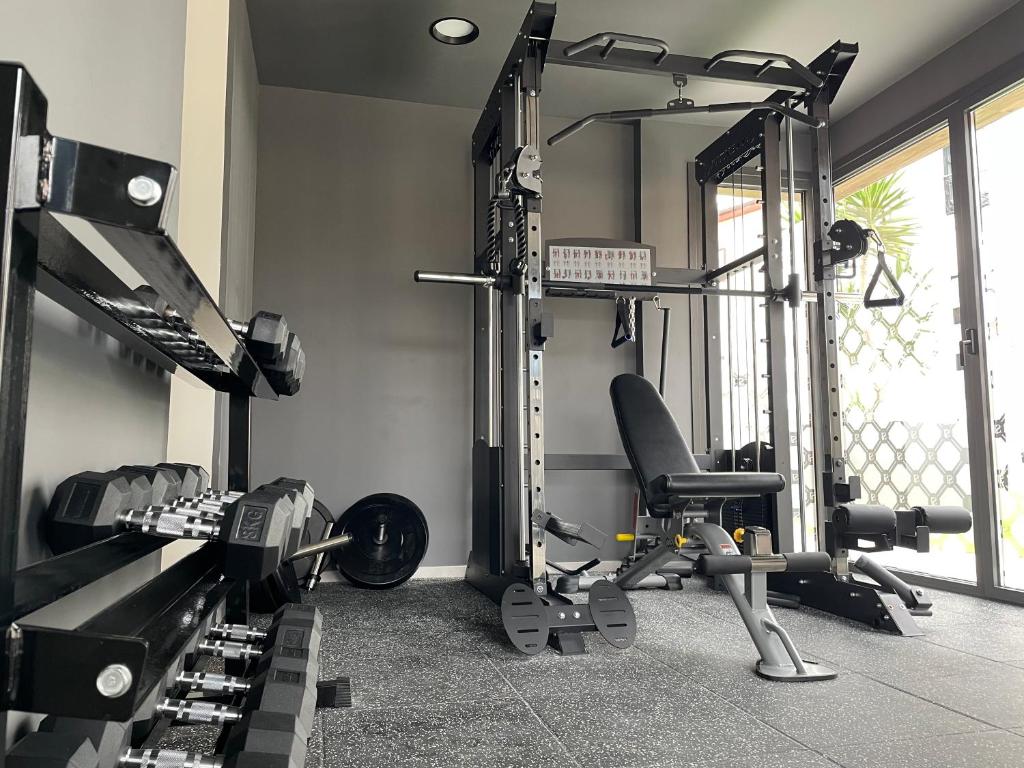 Fitness centrum a/nebo fitness zařízení v ubytování Apartamentos Las Indianas