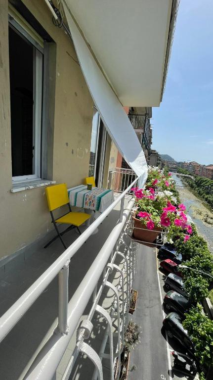 Balkón alebo terasa v ubytovaní La conchiglia, air conditioning, parking