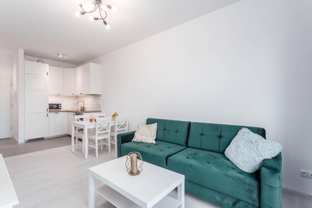 Kuchyňa alebo kuchynka v ubytovaní Chill Apartments Warsaw Airport