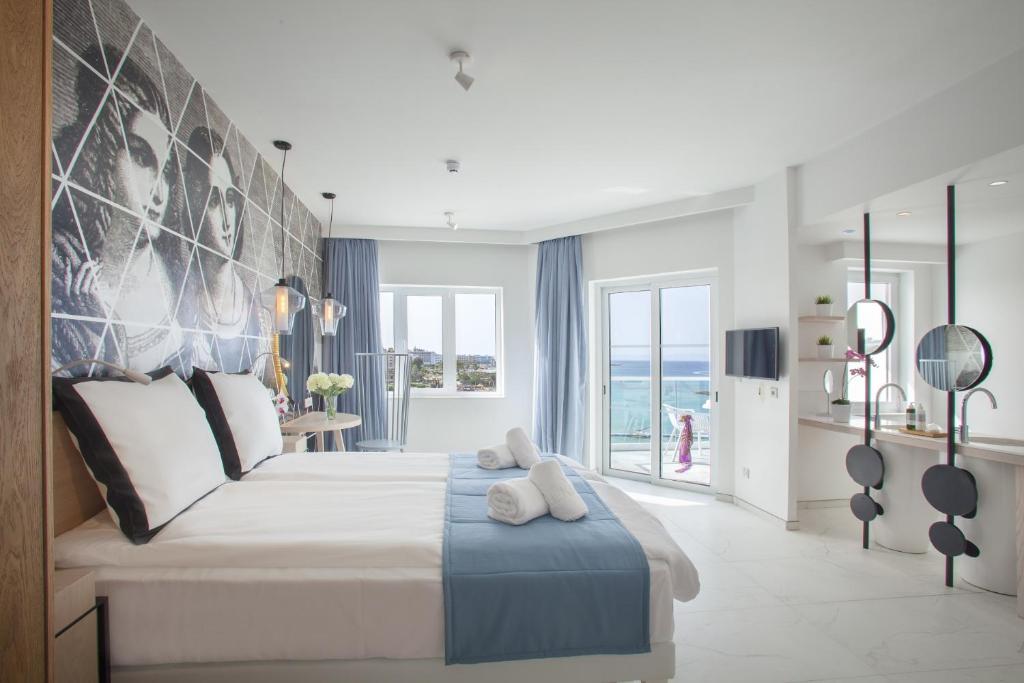 King Jason Protaras - Designed for Adults by Louis Hotels - Studio With Sea View - Double Bed