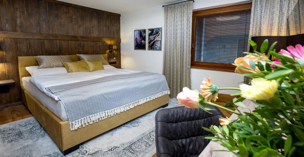 Postel nebo postele na pokoji v ubytování Apartman Stella