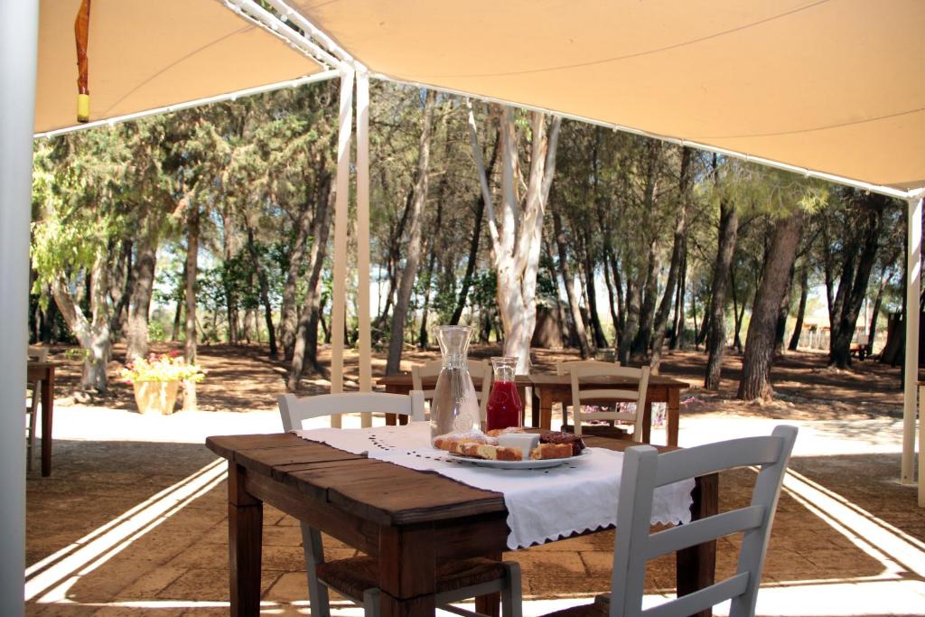 Restaurace v ubytování Masseria Cristo