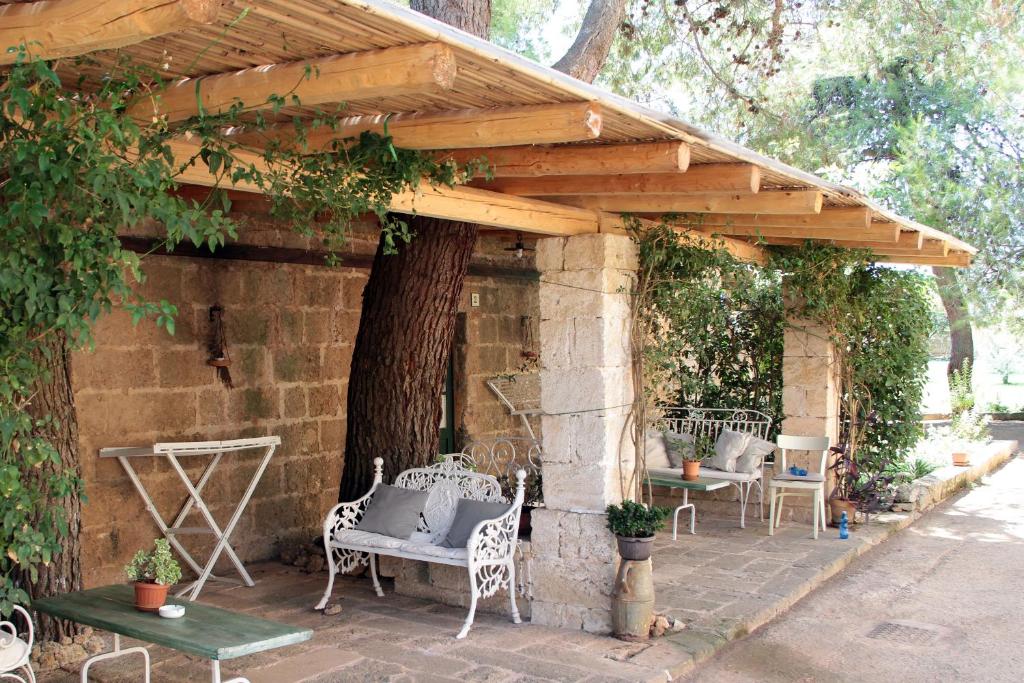 Zahrada ubytování Masseria Cristo