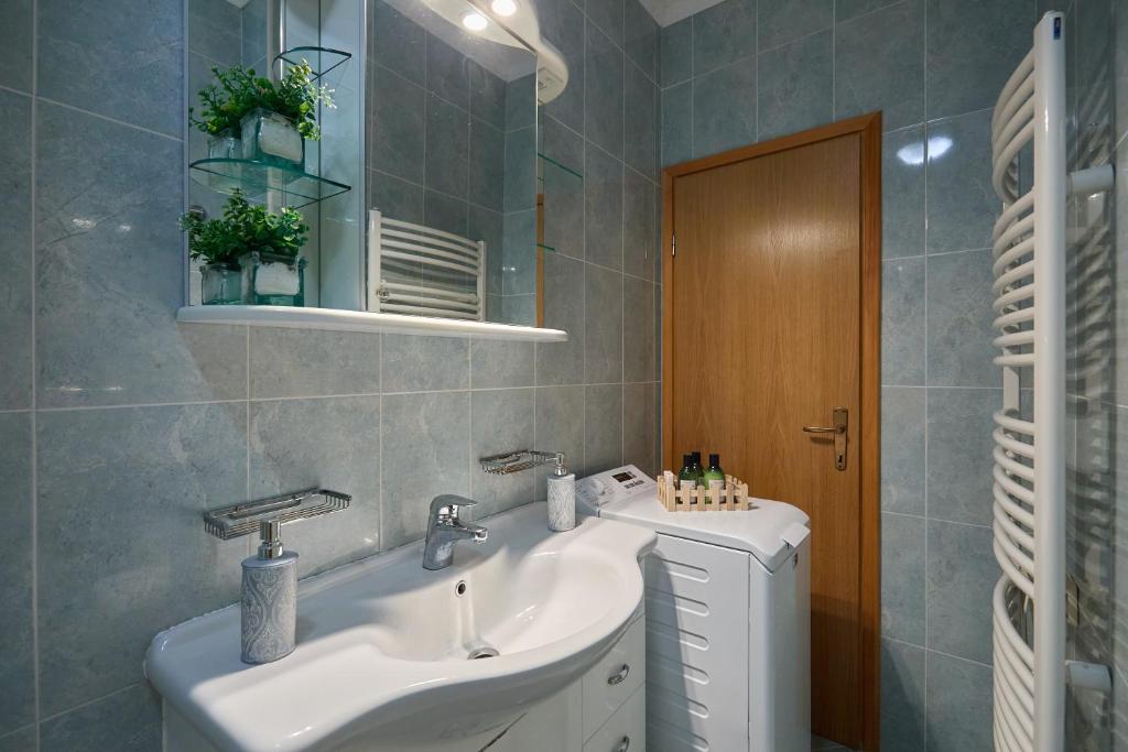 Koupelna v ubytování Apartman Ani