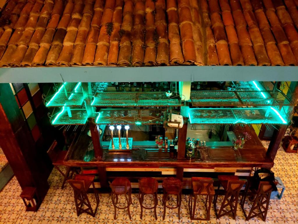 Lounge nebo bar v ubytování Hostal Casa Astromelia