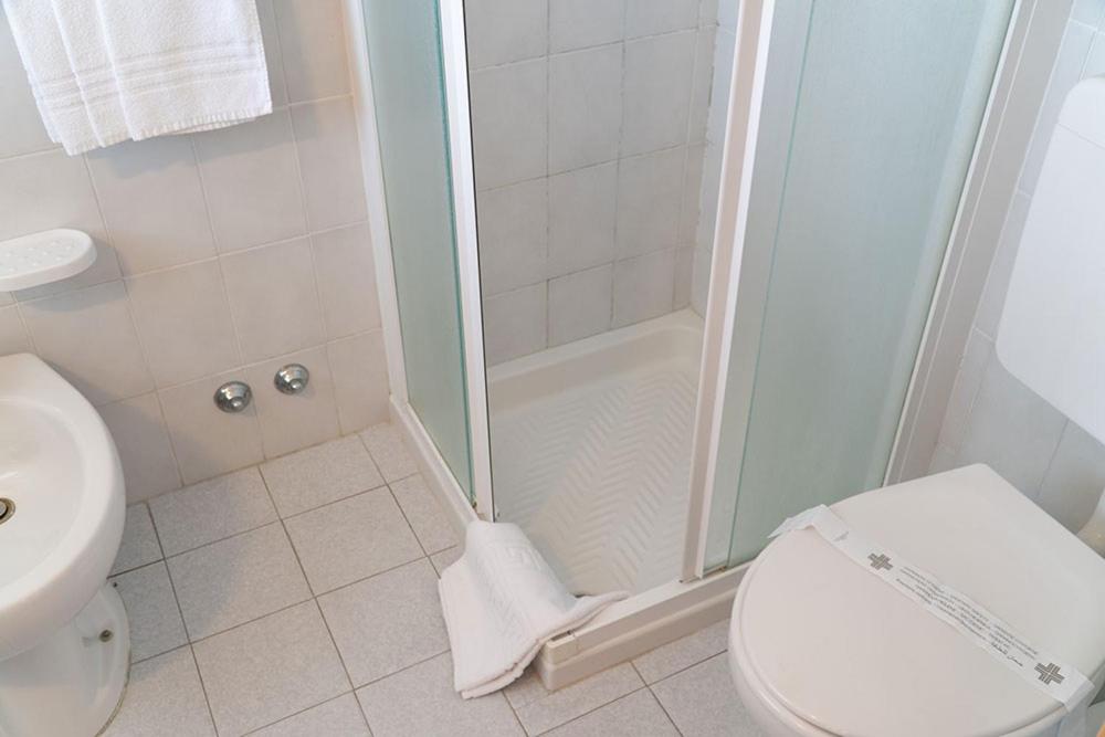 Koupelna v ubytování Hotel Cinzia