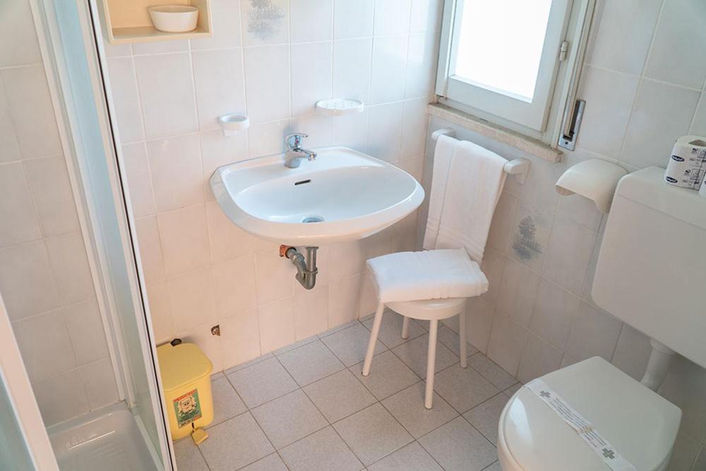 Koupelna v ubytování Hotel Cinzia