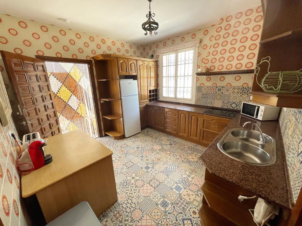 Kuchyň nebo kuchyňský kout v ubytování Villafavorita Casa Rural