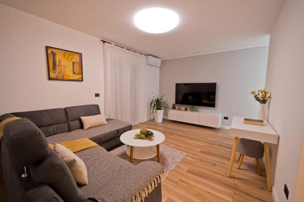 Telewizja i/lub zestaw kina domowego w obiekcie MaLeMi apartment